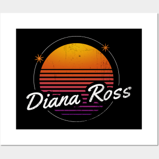 diana ross ll vint moon Posters and Art